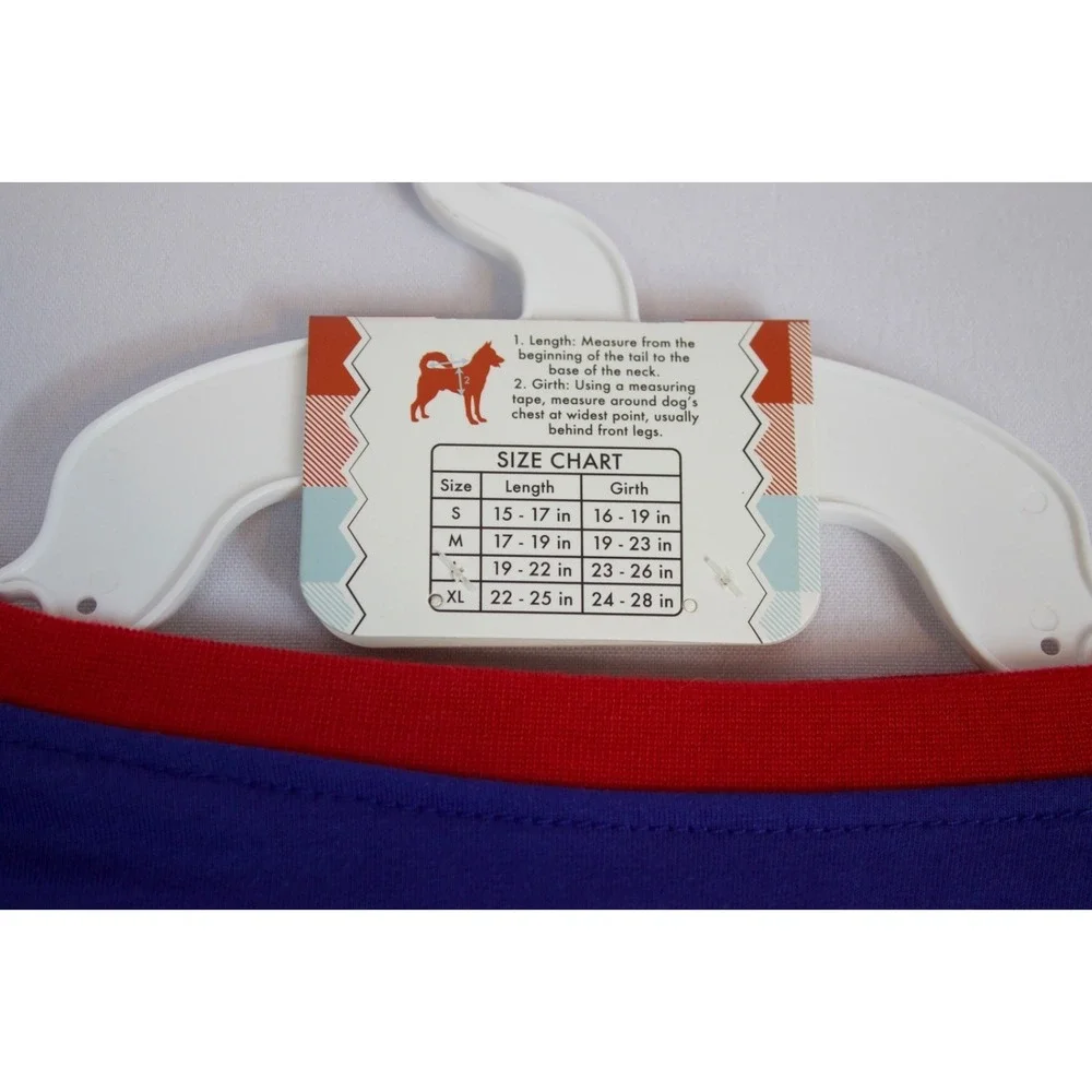WOOF Little‎ Firecracker Dog Tee Shirt 4th of July Size XL New with Tags